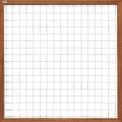Hardhouten Draadscherm 180x180cm