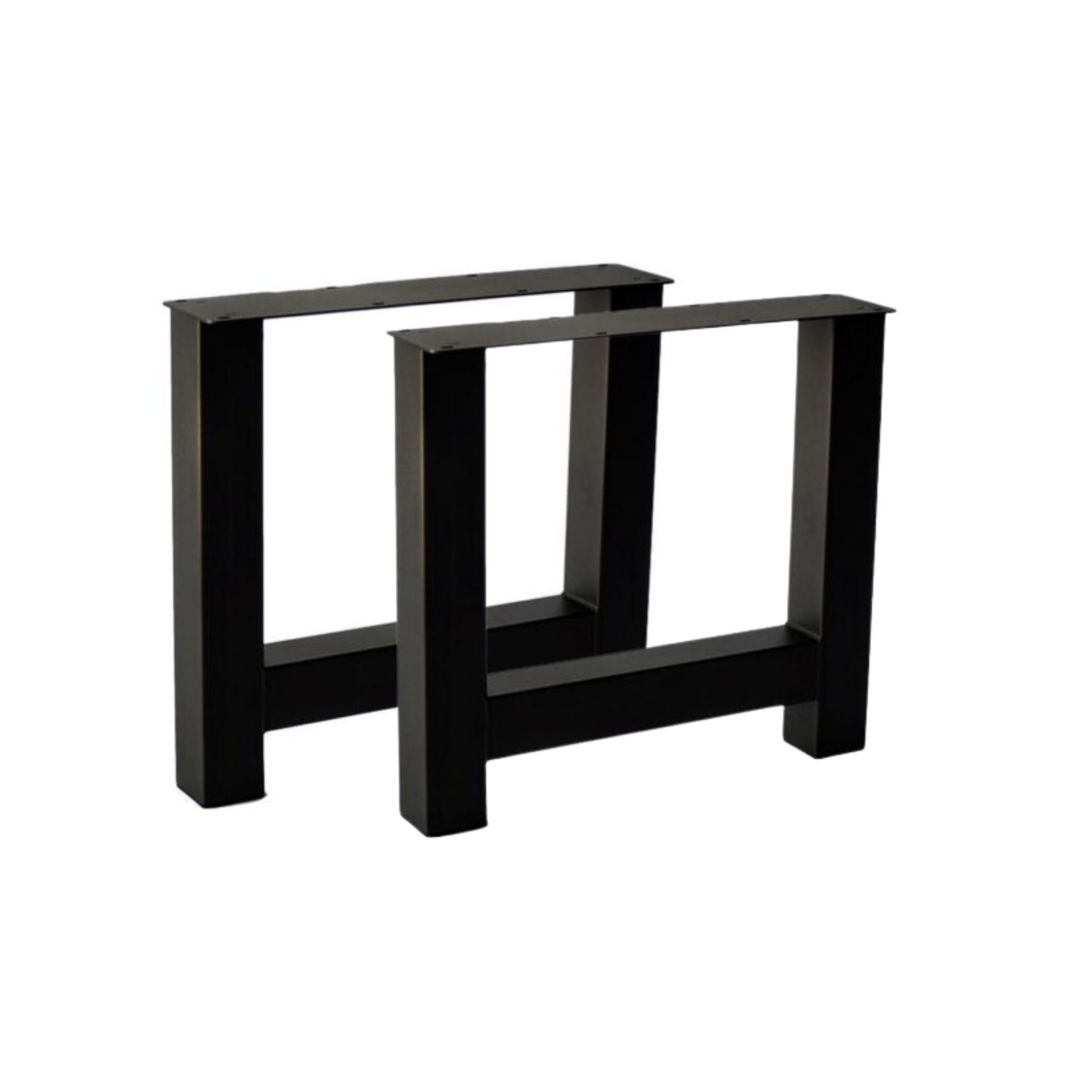 Stalen H-tafelpoot Zwart