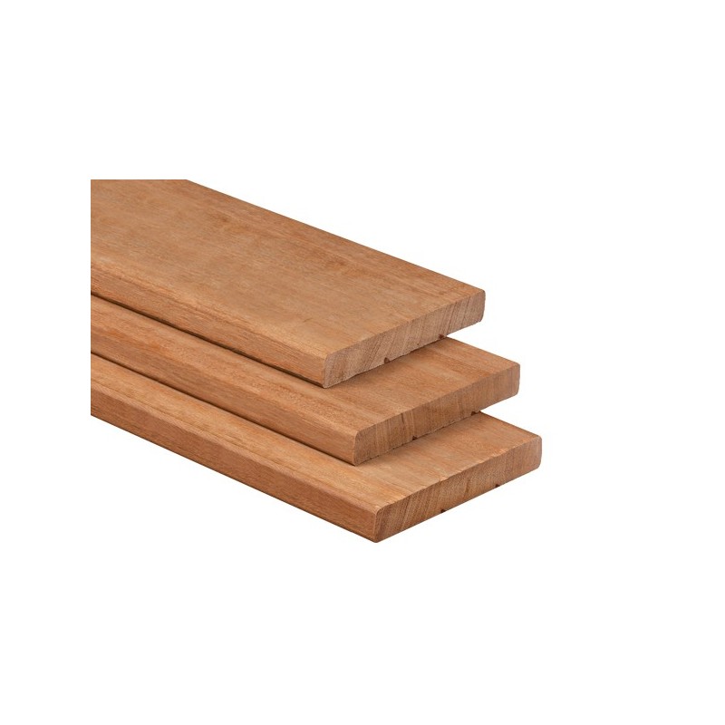 Sample Bangkirai V-groef 28 x 190 mm