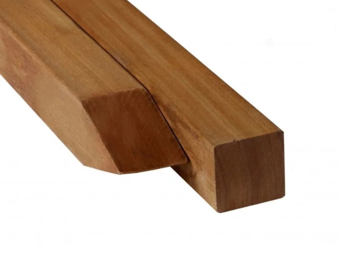 Azobe Hardhouten Paal 65 x 65 mm geschaafd