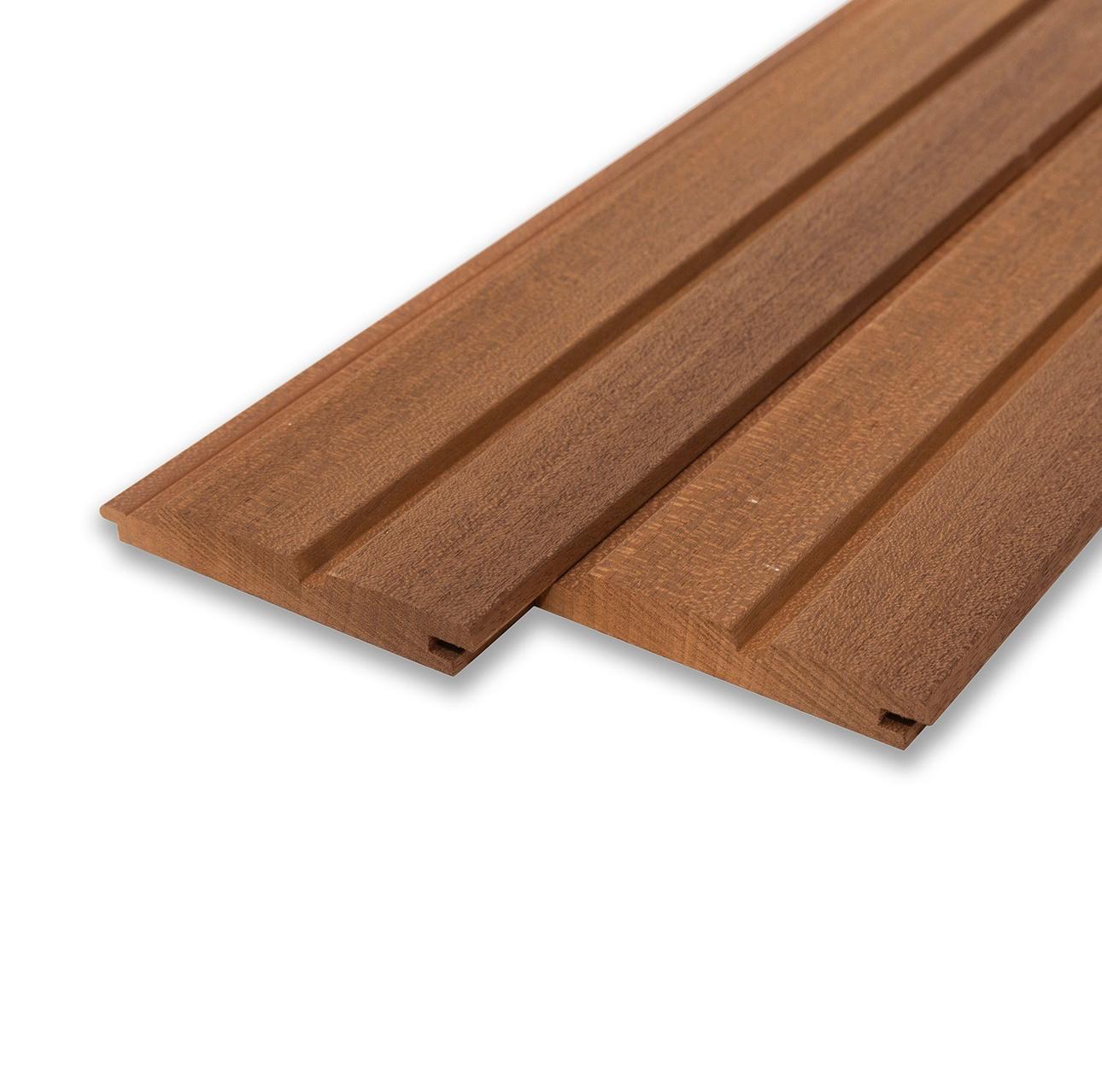 Sample Thermisch gemodificeerd Ayous Dubbel Rhombusprofiel