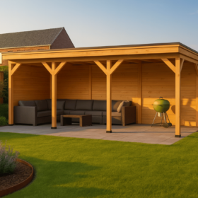 Combinatie 3 met zij- en 3x achterwand