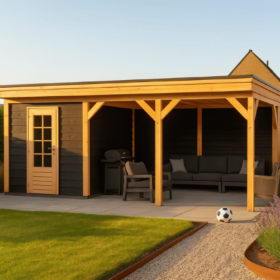 Half dicht incl. onbehandelde deur en open met zwarte achterwand