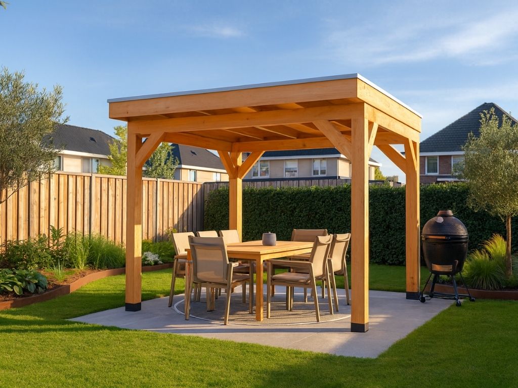 Overkapping doe-het-zelf 300 x 300 Premium Geschaafd