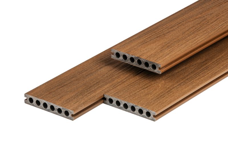 Composiet Vlonderplank 23 × 138 mm Teak