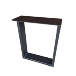 Strip bankpoot zwart hoogte:41 cm koker 2x8 +169,95